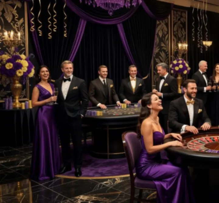 Zdjęcia z realizacji wieczorów kasynowych i pokerowych